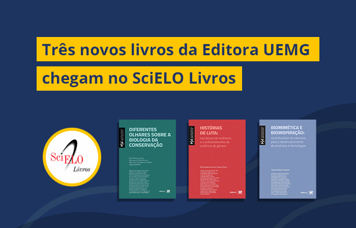 Três novos livros da Editora UEMG chegam no SciELO Livros